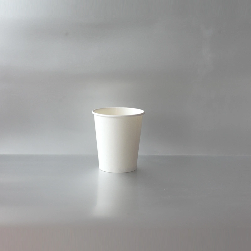 Cold Drinking Cup Biodegradable Corn Starch Disposable with White Color