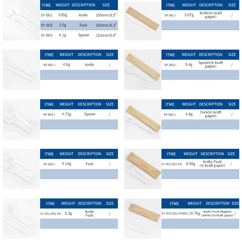 Hot Selling Cheap Custom White Disposable Plastic Fruit Fork Biodegradable Cutlery