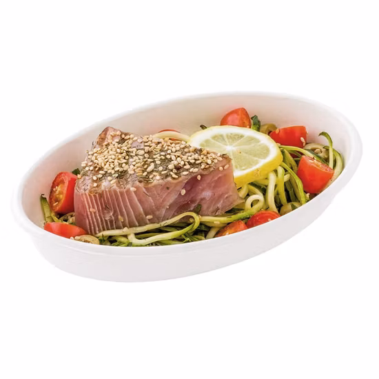 Einweg-Salatschüssel aus Papier, biologisch abbaubare, individuelle Suppenpapierschüsseln aus Holz