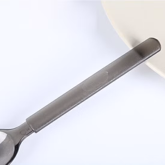 Luxuriöses Einweg-Kunststoffmesser, Gabel und Löffel, robustes PS-Kunststoffbesteck